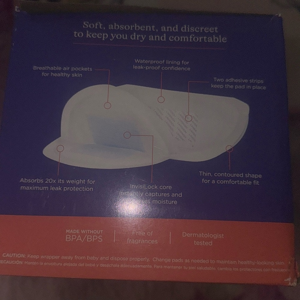 Protectores mamarios stay dry nursing pads for breastfeeding